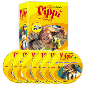[피터팬 10종 DVD 증정!] [DVD] New 말괄량이 삐삐 Pippi Longstocking 6종세트